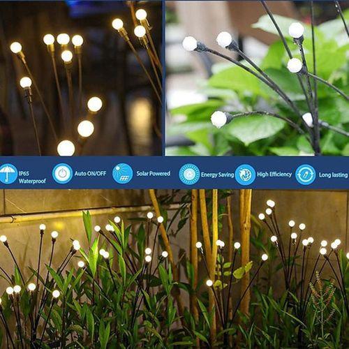 8 Led'li Güneş Enerjili Ateş Böceği Çiçek Lamba S-52