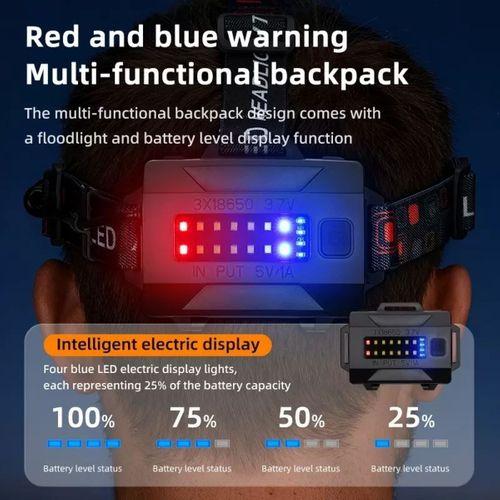 Bedotech Bd-8 13w Tg + Smd Led Alüminyum Alaşımlı Zoomlu Type-c Şarjlı Kafa Feneri