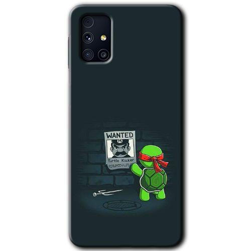 Samsung Galaxy M31s Kılıf HD Desen Baskılı Arka Kapak - Kaplumbağa Avcısı