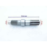 ATV Scooter Şanzıman Çıkış Mili Cg Uyumlu 115,5 Mm 6 Kanallı Öm