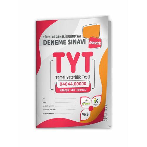 2026 TYT Asimetrik Yayınları KURUMSAL Türkiye Geneli ASİMETRİK Deneme Kitapçığı