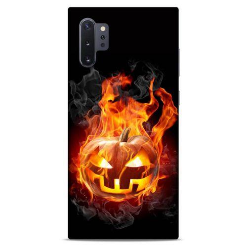 Lopard Samsung Galaxy Note 10 Plus Uyumlu Kılıf FireX (21) Koruyucu Kapak Halloween
