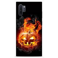 Lopard Samsung Galaxy Note 10 Plus Uyumlu Kılıf FireX (21) Koruyucu Kapak Halloween