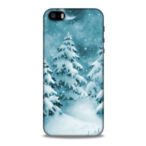 Apple iPhone SE Kılıf Snowix (36) Glitter Kılıf Beyaz Yeşil