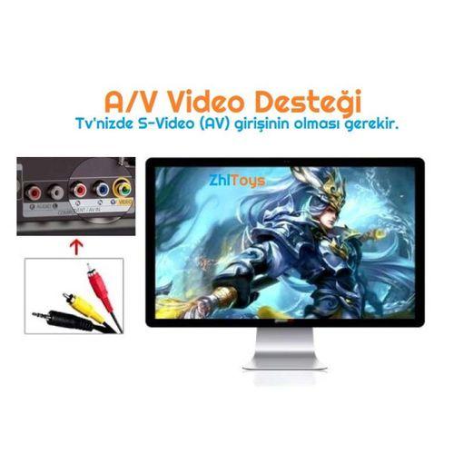 Zhltoys 620 Oyunlu Mini Retro Atari Oyun Konsolu Klasik Oyunlu Tv Atarisi 2 Kollu Oyun Konsolu