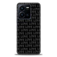 Xiaomi Redmi Note 12 Pro 5G Kılıf HD Baskılı Kılıf - Black Love + Tam Ekran Koruyucu