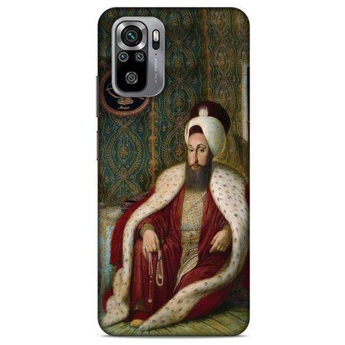 Xiaomi Redmi Note 10S Uyumlu Kılıf Ottoman (28) Arka Kapak III. Selim