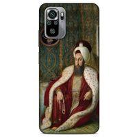 Xiaomi Redmi Note 10S Uyumlu Kılıf Ottoman (28) Arka Kapak III. Selim