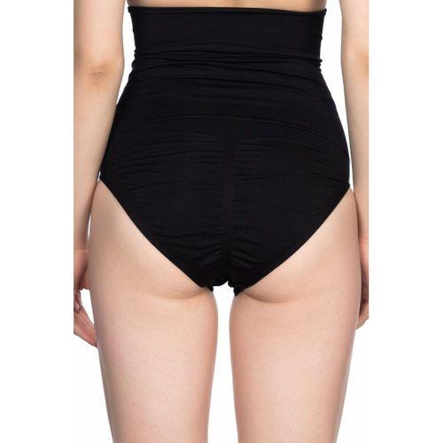 Siyah Double Yüksek Bel Çıtçıtlı  Slip Korse