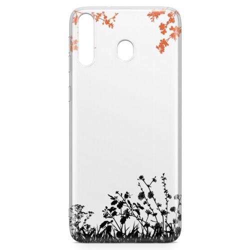 Samsung Galaxy M30 Kılıf Ot Bahçesi Arka Kapak Koruma Desenli Full Koruyucu