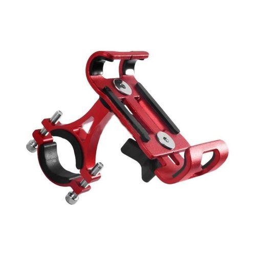 Zhltools Alüminyum Bisiklet Motosiklet Cep Telefonu Tutucu Dayanıklı Paslanmaz 360 Derece Kırmızı