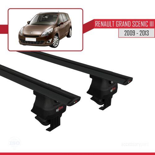 Renault Grand Scenic III  2009-2013 Arası ile uyumlu ACE-4 Ara Atkı Tavan Barı SİYAH
