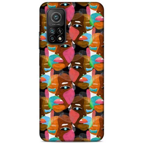 Lopard Xiaomi Mi 10T 5G Uyumlu Kılıf Sürreal Yüzler ♀ (7) Telefon Kılıfı Baskılı