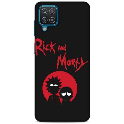 Samsung Galaxy A12 Uyumlu Kılıf Rick And Morty (17) Tasarım Kılıf Principal Gene