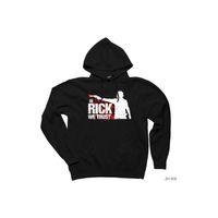 The Walking Dead Rick Trust Siyah Kapşonlu Sweatshirt Hoodie