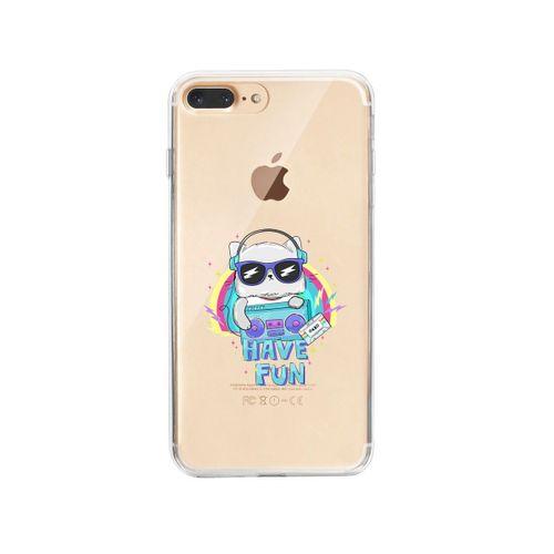 iPhone 7 Plus Have Fun Desenli Premium Şeffaf Silikon Kılıf