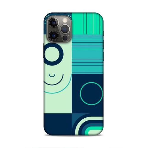 Apple iPhone 12 Pro Uyumlu Kılıf Insomnia (10) Full Koruma Kılıfı Yeşil Lacivert