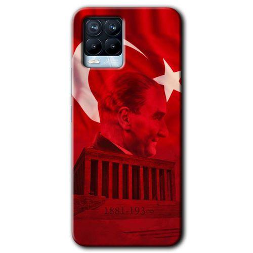 Realme 8 Pro Kılıf HD Desen Baskılı Arka Kapak - Anıtkabir Atatürk