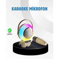 Renkli Işıklı Astronot Mini Bluetooth Speaker Ve Karaoke Mikrofon