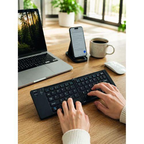 Taşınabilir Katlanabilir Bluetooth Klavye İos Android Windows Uyumlu