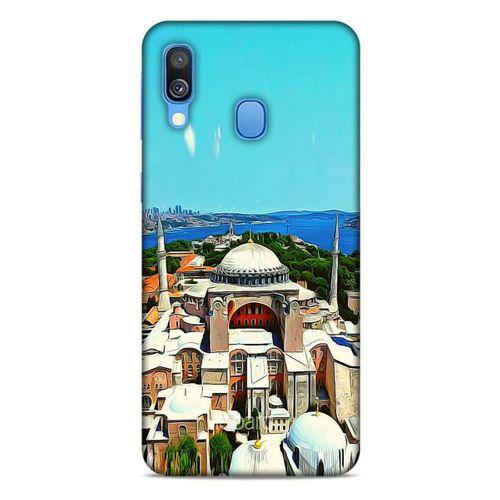 Samsung Galaxy A40 Kılıf Dünya Mimarisi (10) Full Koruma Kılıfı Ayasofya