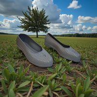 Fiyra Makosen Gri Plastik Naylon Bayan Ayakkabı