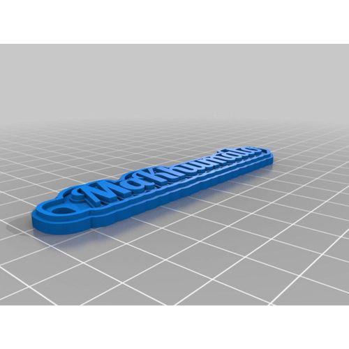 Kişiselleştirilmiş Çok Satırlı Etiket veya Anahtarlık 3D Baskı (Bu ürün Sadece Plastik parçadır - Almadan Önce Soru Sorabilirsiniz)