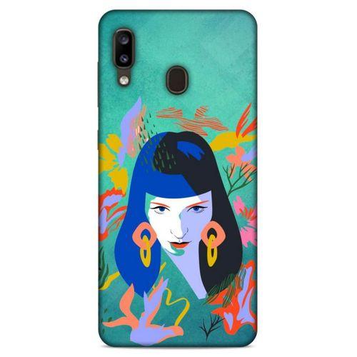 Lopard Samsung Galaxy A20 Uyumlu Kılıf Sürreal Yüzler ♀ (12) Koruyucu Silikon Desenli