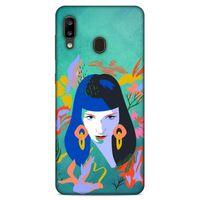 Lopard Samsung Galaxy A20 Uyumlu Kılıf Sürreal Yüzler ♀ (12) Koruyucu Silikon Desenli