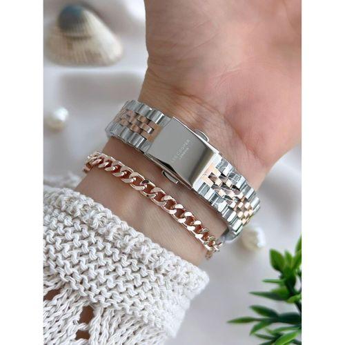 Lee Cooper Çelik Kordonlu 3 Atm Suya Dayanıklı Kadın Kol Saati VS.BLKT.0640