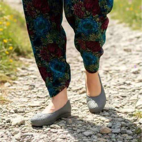 Fiyra Makosen Gri Plastik Naylon Bayan Ayakkabı