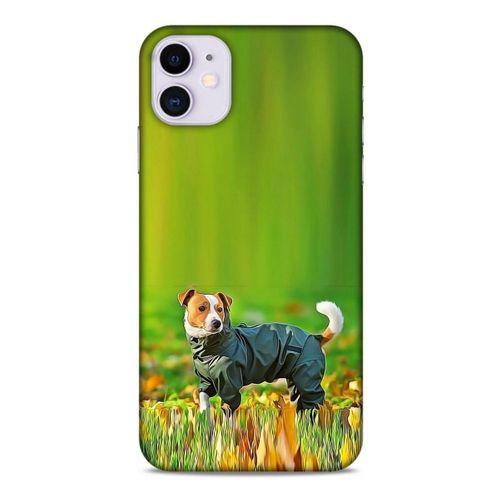 Apple Iphone 11 Kılıf Köpek Kıyafetleri (26) Tpu Silikon Kılıf Jack Russell Yağmurluk
