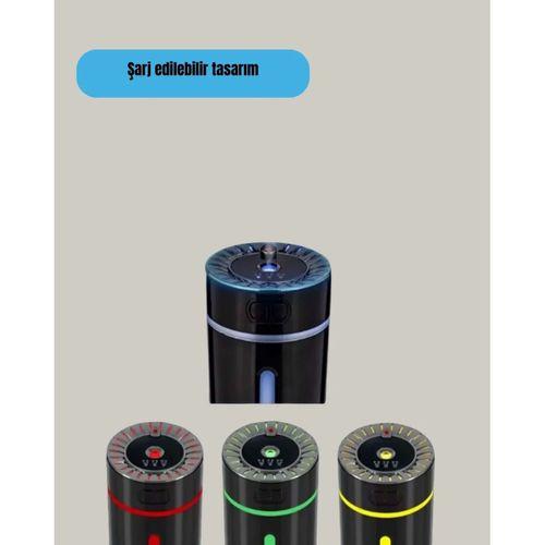 Ultrasonik Nemlendirici Led Işıklı Aromaterapi Difüzör Sessiz Çalışma