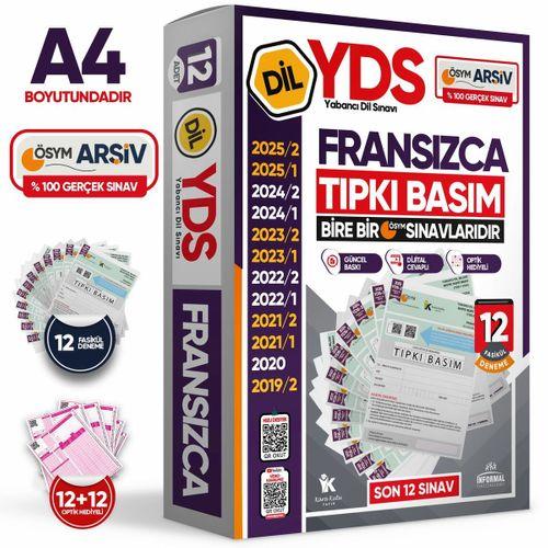 2026 YDS Fransızca ÖSYM Tıpkı Basım Çıkmış Soru Deneme Paketi 12li Fasikül SETİ