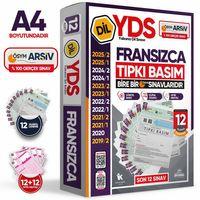 2026 YDS Fransızca ÖSYM Tıpkı Basım Çıkmış Soru Deneme Paketi 12li Fasikül SETİ