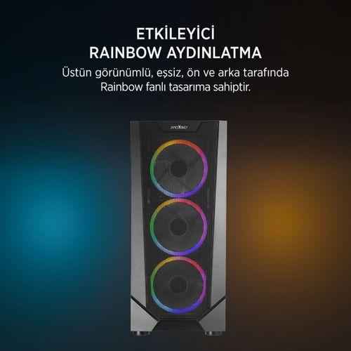 JAMES DONKEY HELIX H800 4XRBW ATX 550W GAMING KASA