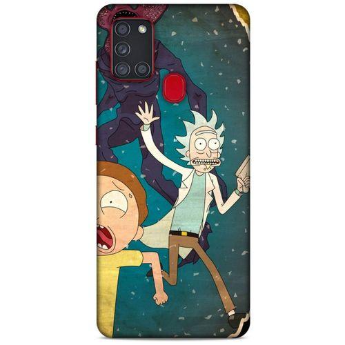 Samsung Galaxy A21s Uyumlu Kılıf Rick And Morty (27) Tasarımlı Kılıf Alternate-universe