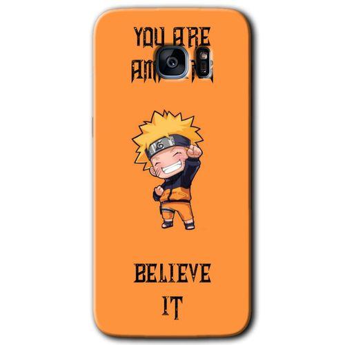 Samsung Galaxy S7 Edge HD Baskılı Kılıf + 9D Tam Ekran Koruyucu - Kendine İnan