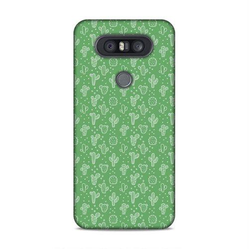 LG Q60 Kılıf Kaktus3 Arka Kapak Silikon Koruma Full Koruyucu