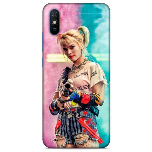 Xiaomi Redmi 9A Uyumlu Kılıf Harley Quinn (27) Tasarımlı Kılıf Kobalt mavisi