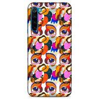 Lopard Xiaomi Redmi Note 8T Uyumlu Kılıf Sürreal Yüzler ♀ (5) Koruma Kabı Baskılı