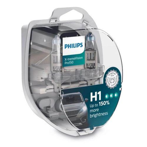 Philips X-tremeVision PRO150 H1 Araç Far Ampulü +150%, 2'li Set
