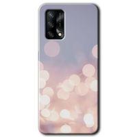 Oppo A74 Kılıf Baskılı Arka Kapak - Blur Lights +Tam Ekran Koruyucu