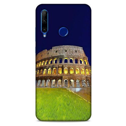 Huawei Y6P Kılıf Dünya Mimarisi (24) Darbe Emici Kılıf Kolezyum Roma