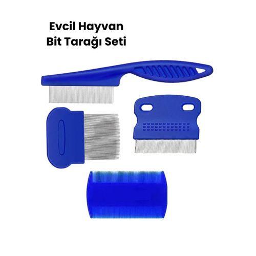 Bit, Pire Ve Tüy Temizliğine Uygun Çok Amaçlı Evcil Hayvan Tarağı Seti