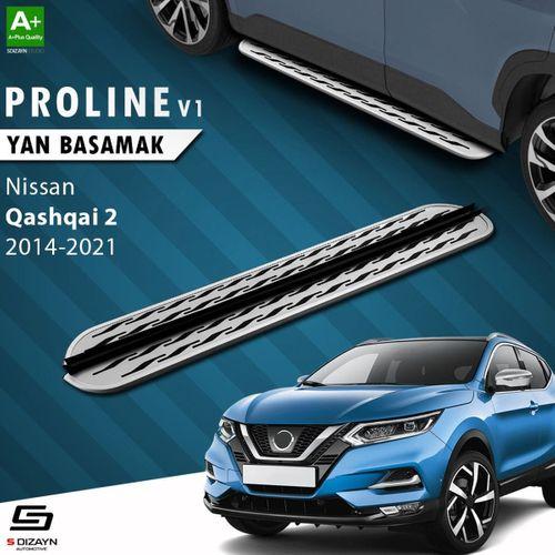 S-Dizayn Nissan Qashqai 2 OEM Still Pro V2 Aluminyum Yan Basamak 173 Cm 2014-2021
