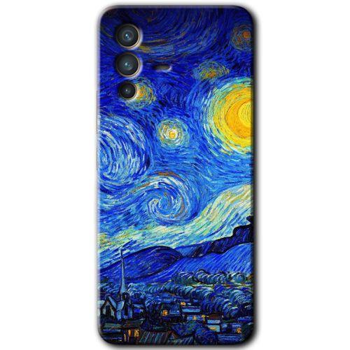 Potkal Hediye Fabrikası Vivo V23 5G Kılıf HD Desen Baskılı Arka Kapak - Starry Night