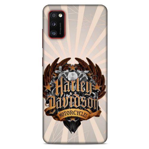Samsung Galaxy A41 Uyumlu Kılıf Motorsiklet (3) Kapak Harley Davidson