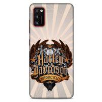 Samsung Galaxy A41 Uyumlu Kılıf Motorsiklet (3) Kapak Harley Davidson