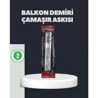 Balkon Demiri Çamaşır Askısı Kare Demirlere Uygun Dayanıklı Tasarım